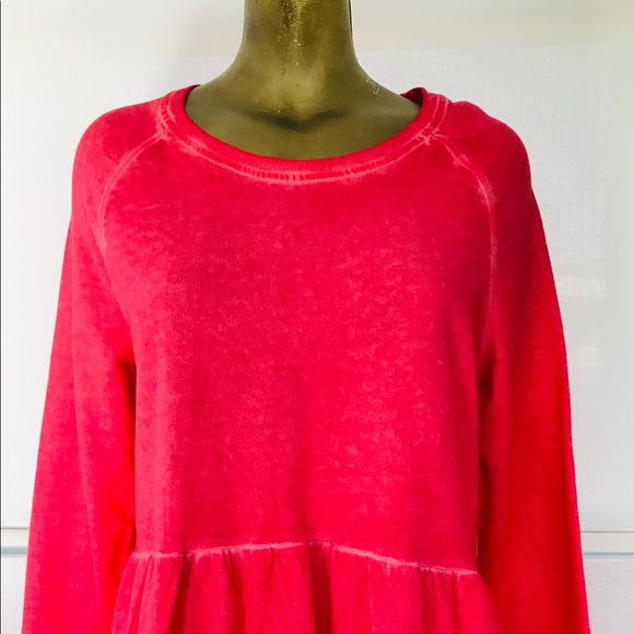 STYLE & CO $50 Bright Rose PEPLUM FLOUNCE Top NWT XS - Picture 10 of 16